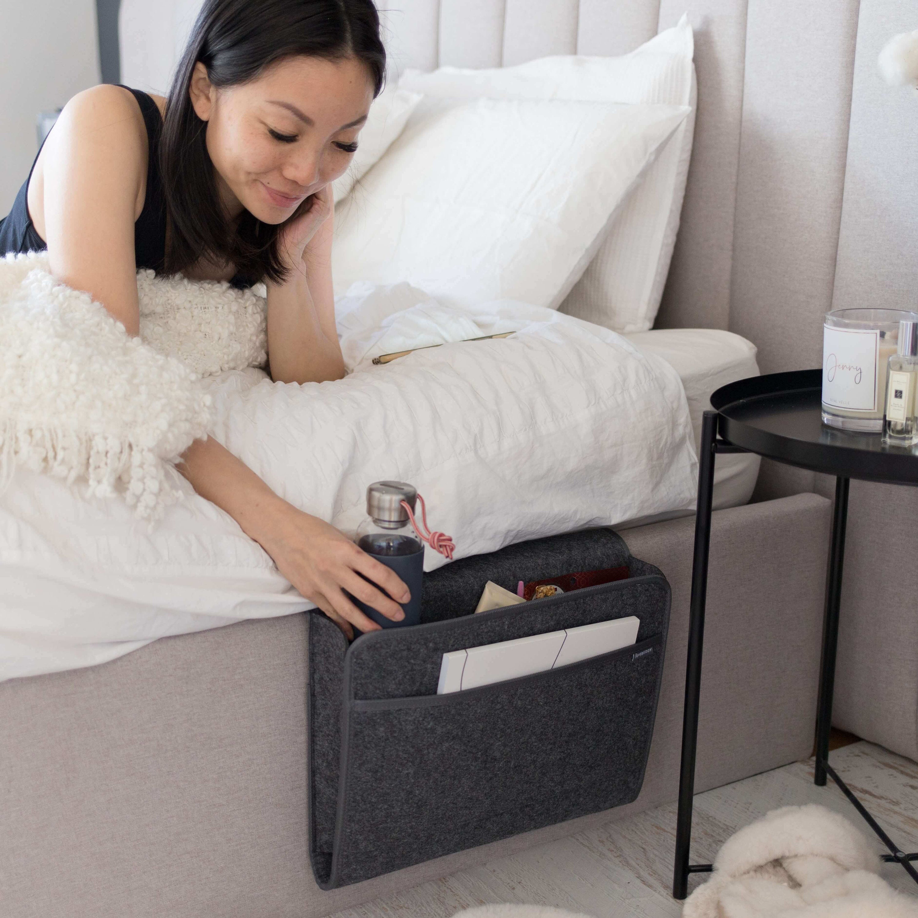Bedside bag organizer sales