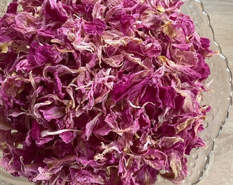 Dried Organic Pink Peony Petals Wedding Confetti - 20g (1pint/568ml)