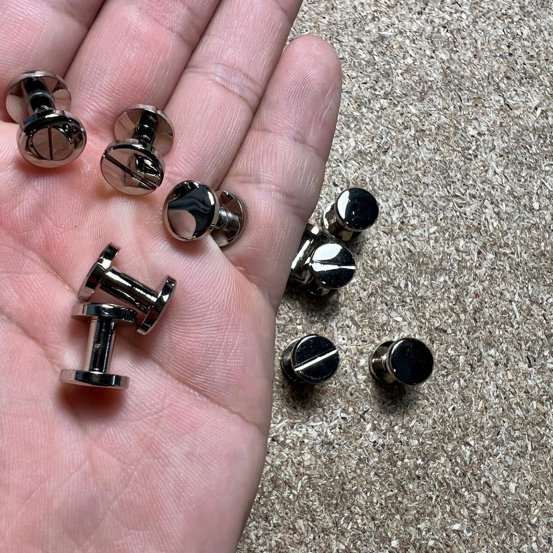 4mm 6mm 8mm Screw | Luxury High Polish Mirror Surface | Album Scrapbook ...