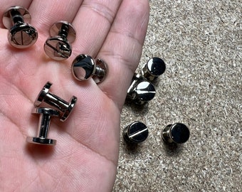 4mm 6mm 8mm Screw | Luxury High Polish  Mirror Surface | Album Scrapbook Binding,Leathercraft,Wallet,Purse,Bag,Belt Screws Rivet