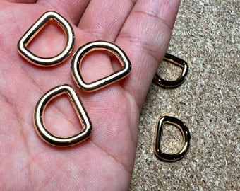 13mm Gold D ring leather fittings buckle bag purse handbag tote bag High quality / UK seller