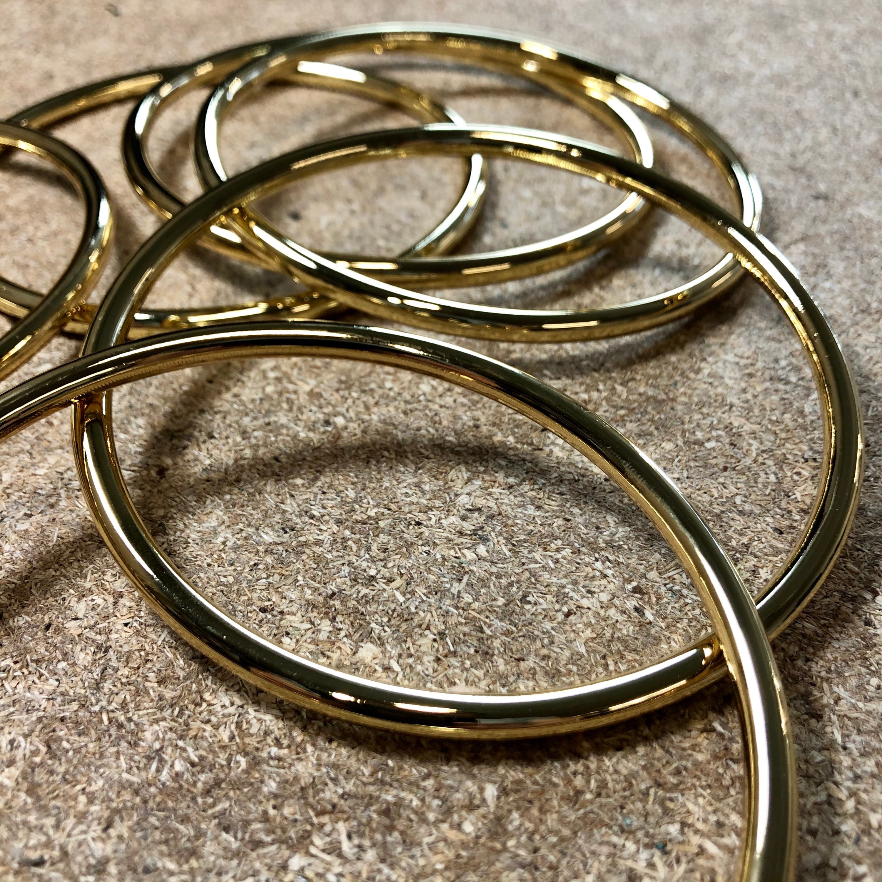 Ganzoo 2 x gelegeerd stalen karabijnhaken 61 mm lang, ook voor paracord
