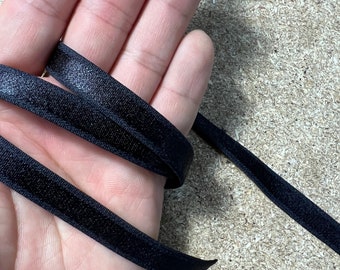 Premier 10mm Bra Strap Elastic Soft Feel Strong Lingerie Elastic - Black