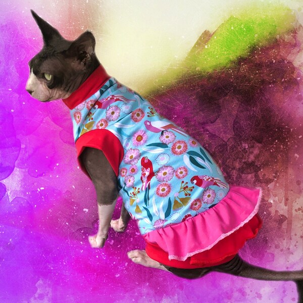 Cat Vest Top Dress Etsy