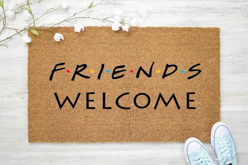 F.R.I.E.N.D.S Doormat Friends TV Show Gifts Mat Funny Doormat