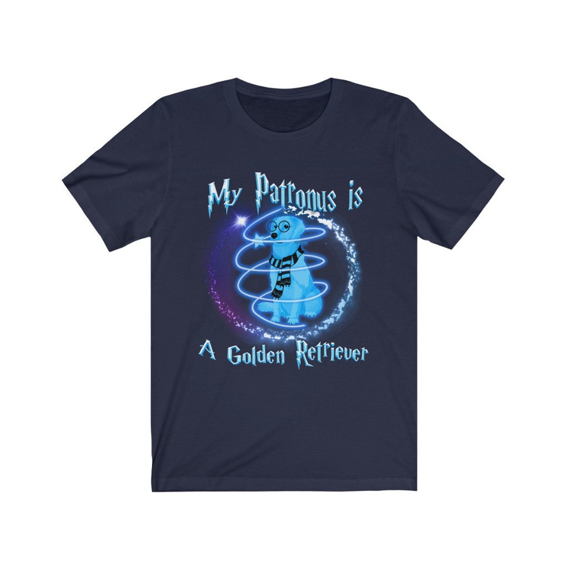 Mijn Patronus is een Golden Retriever Magical Dog Unisex Etsy