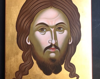 The Holy Mandylion-Jesus Christ Byzantine painted icon,Икона,Gift
