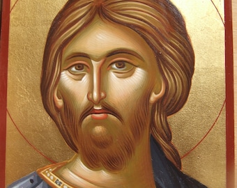 byzantine painted icon of Saint Nikitas portret,Икона,