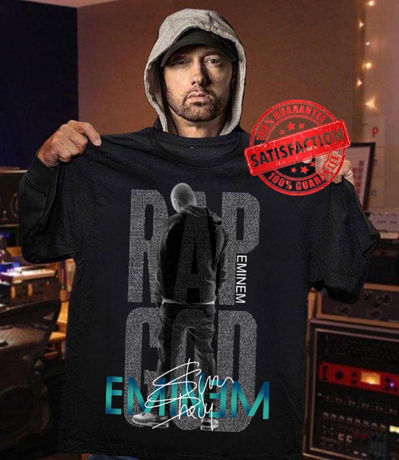 Eminem Rap God Lyrics TShirt Eminem Shirt Eminem Slim Shady Etsy