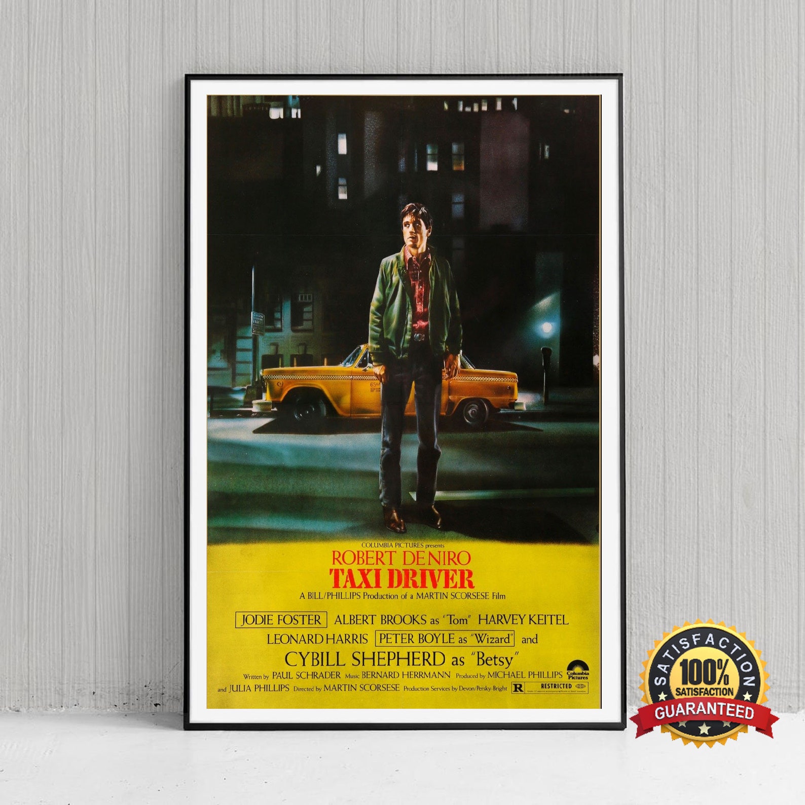 Taxi Driver 1976 Movie Poster Taxi Driver Movie Decor Etsy Taxi Driver 1976 Movie Poster Taxi Driver Movie Decor Etsy