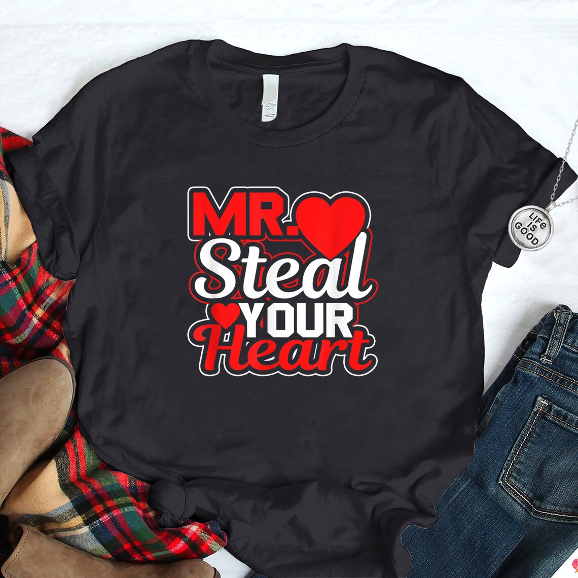 Mr. Steal Your Heart Shirt Valentine's Day Mr Steal Your | Etsy