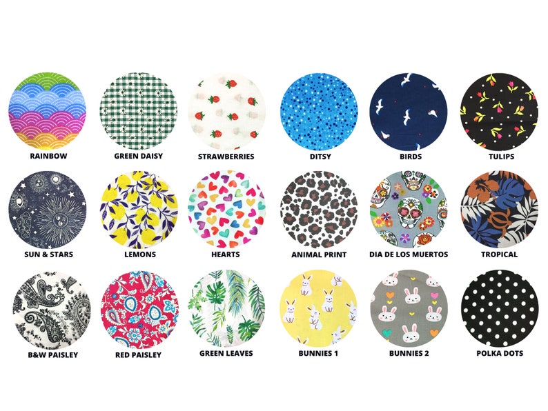 Handmade cotton scrunchies VSCO hair accessories in 40+ prints flowers, animal print, daisy, gingham \u2013 mix /& match pack soft hair ties