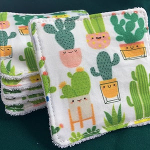 Reusable make up skincare pads | Pack 4/6 washable soft make up removing wipes | Handmade sustainable eco-friendly face cleansing wipes