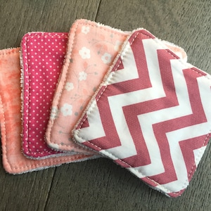 Soft reusable make up pads (pack of 4 or 6) – lucky dip, zero waste, soft make up removing wipes, sustainable 100% cotton face cleaning pads