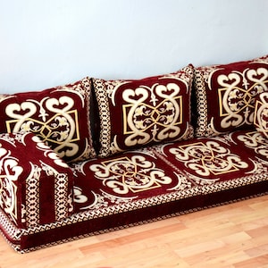 Floor Seating Sofa: Turkish Majlis Set, Oriental Home Decor