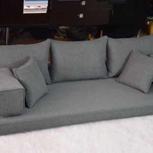 Floor sofa, floor couch, modular seating, futon couch, Japanese floor sofa, minimalist sofa, space-saving couch, floor seating, lounge sofa, custom floor cushions, washable covers, cozy seating, modern sofa, gaming sofa, modular sofa, sectional sofa