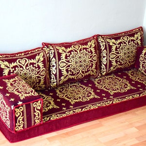 Oriental Floor Sofa: Moroccan Bohemian Decor, Meditation Seating