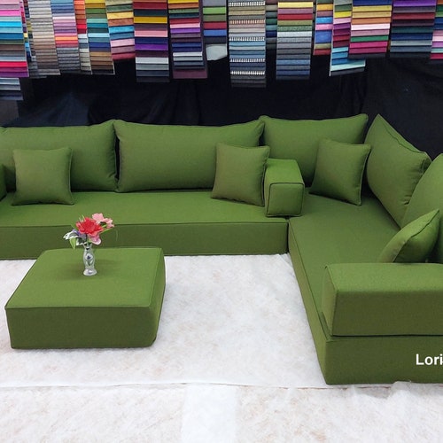 VELVET Floor Couch Floor Seating Sofa Turkish Arabic Living Etsy