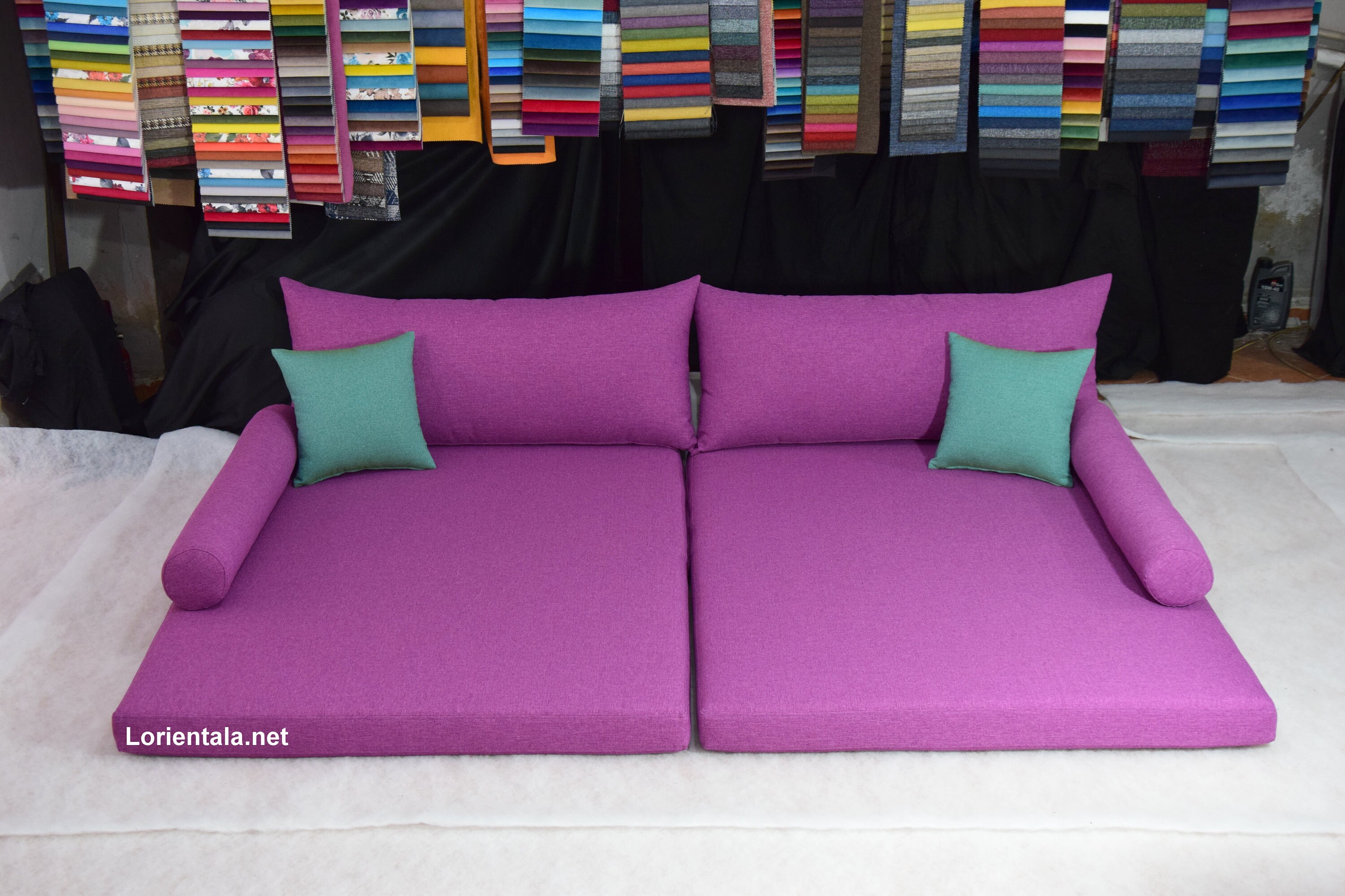 Custom Floor Cushion Linen Fabric Floor Seating Sofafloor Etsy