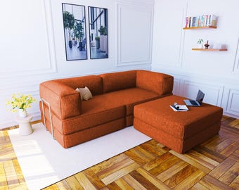 Cord Bodencouch, Faltbares Yoga Meditation Schlafcouch, Wohnzimmer Accessoires, Ottomane Couch Pouf, Boden Sitzmöbel Sofa Set, Sitzkissen