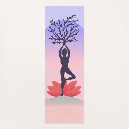 Disover Lotus yoga mat