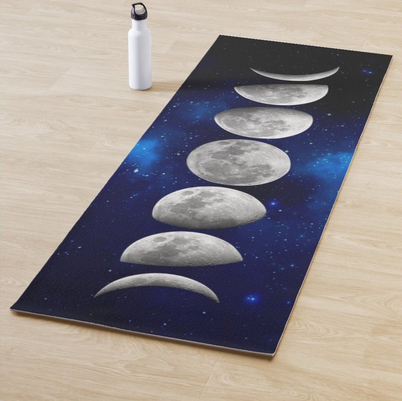 Moon Yoga Mat Thick Yoga Mat Yoga Rug Eco Yoga Mat Etsy