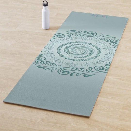 Disover Thick Fitness Mat, Yoga Mat Hemp, Washable Yoga Mat