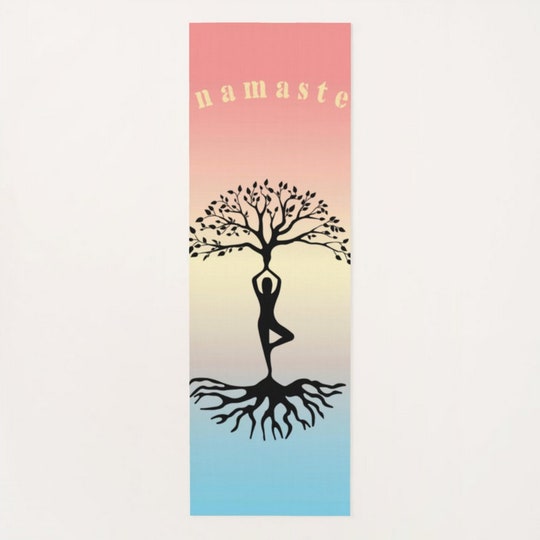 Namaste Tree Pose  Yoga Mat
