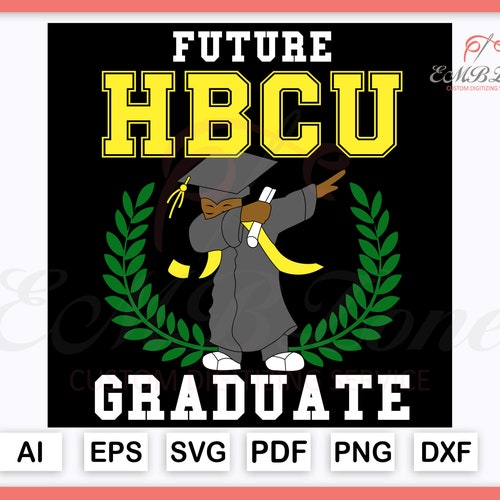Future HBCU Grad Box SVG PNG Grad Alumni Cricut or Silhouette - Etsy