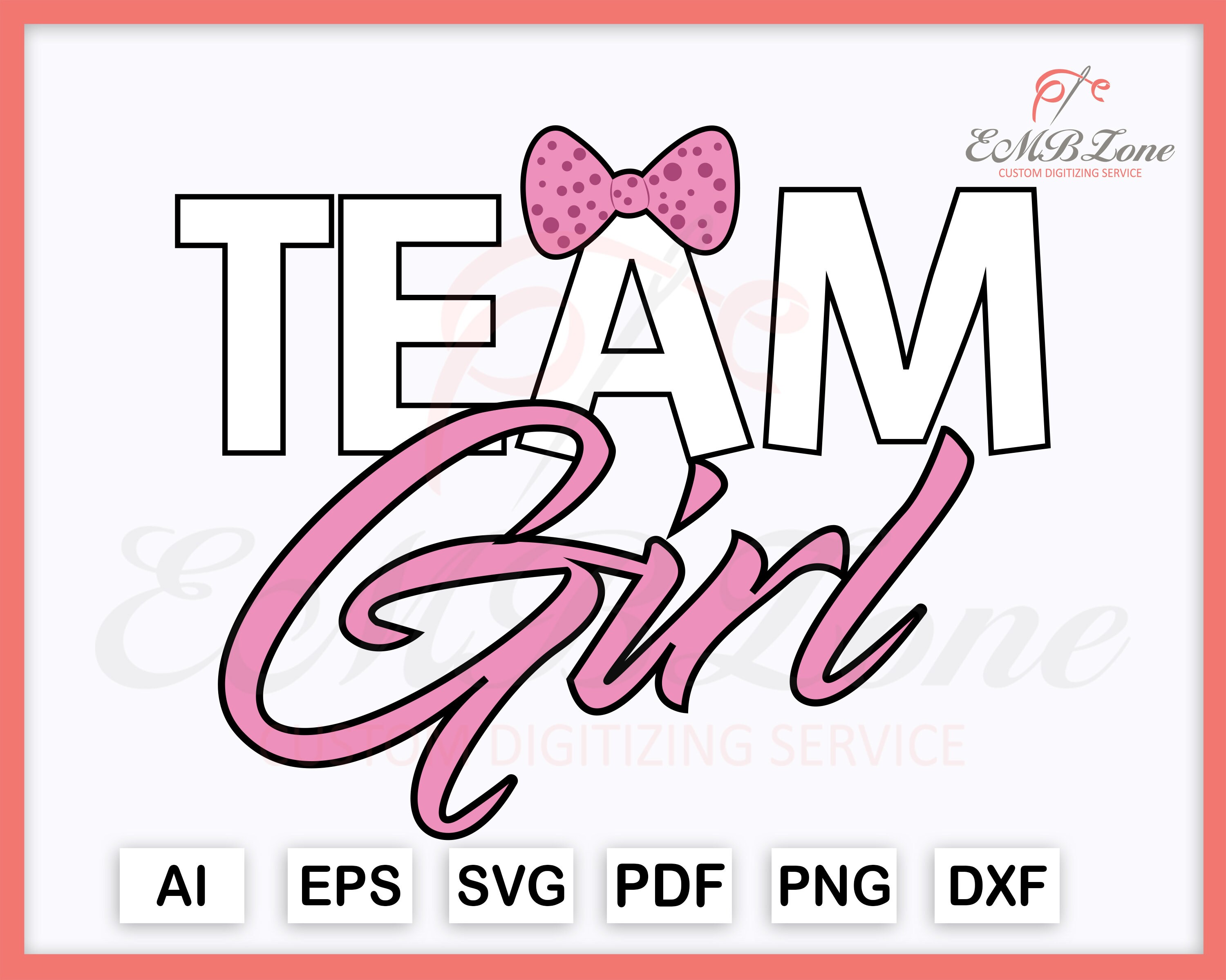 Team Boy Svg Team Girl Svg Svg Cut File for Cricut Digital Etsy Canada