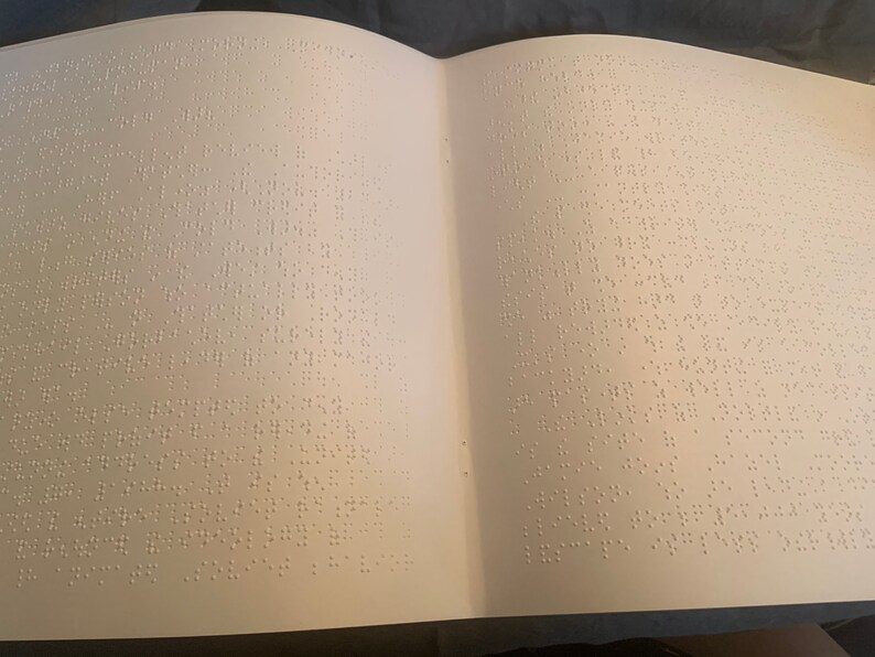 Braille Paper 6 sheets for Junk Journal & Scrapbooks Etsy