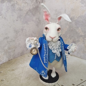 white rabbit from Alice in Wonderland The author&#39;s doll