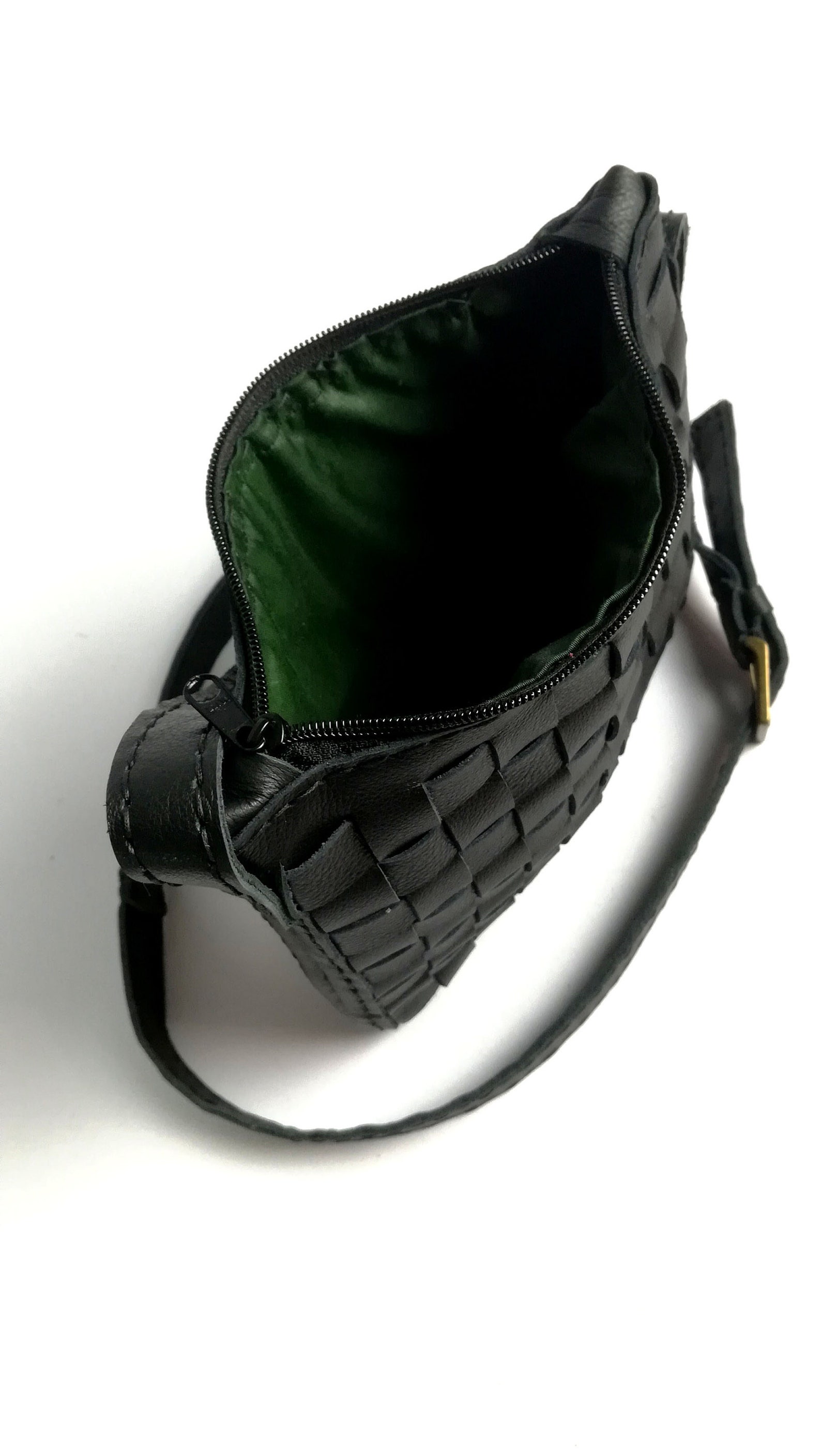 Black braided bag Etsy