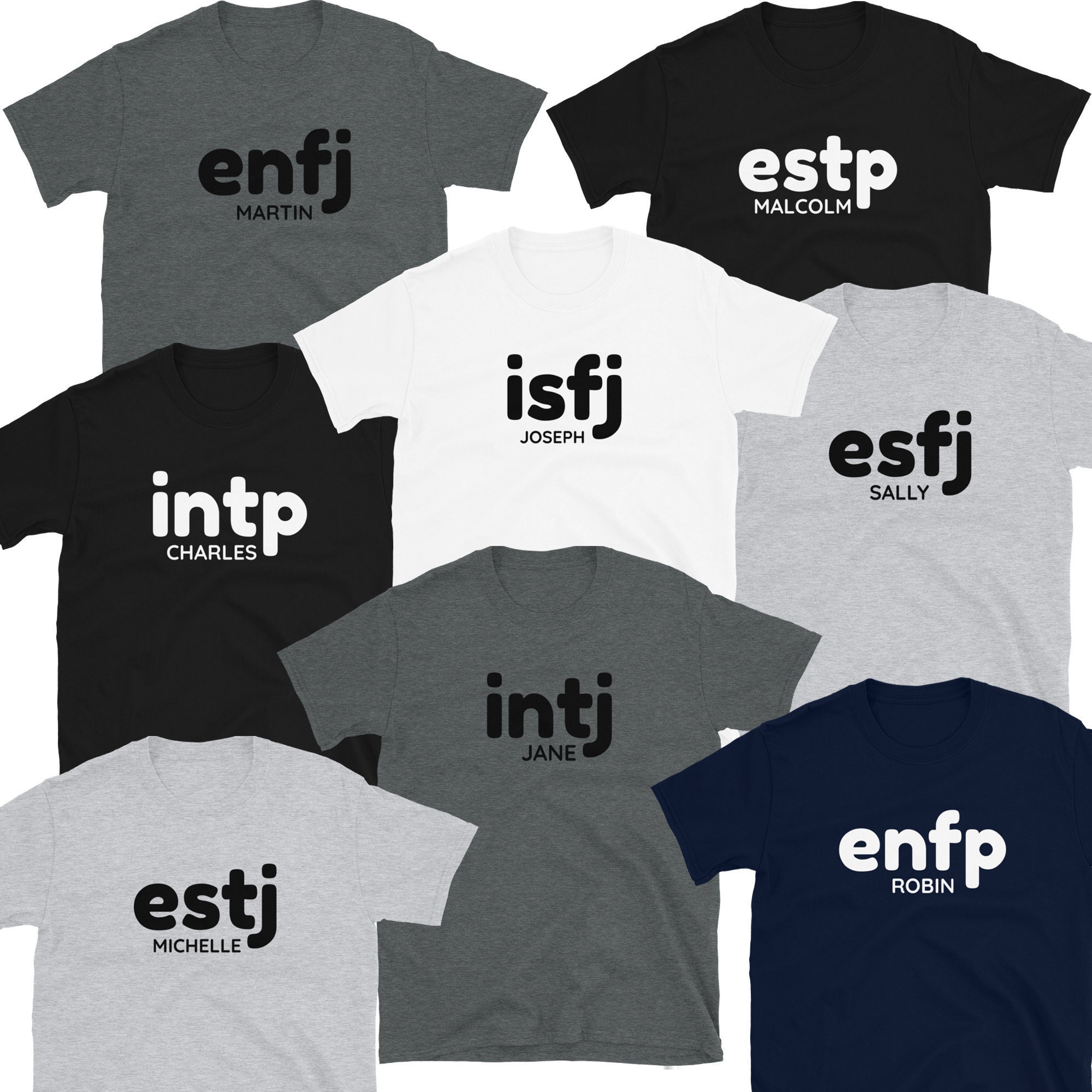 Personalized Mbti Shirt Your Name Mbti Custom Gift For Etsy