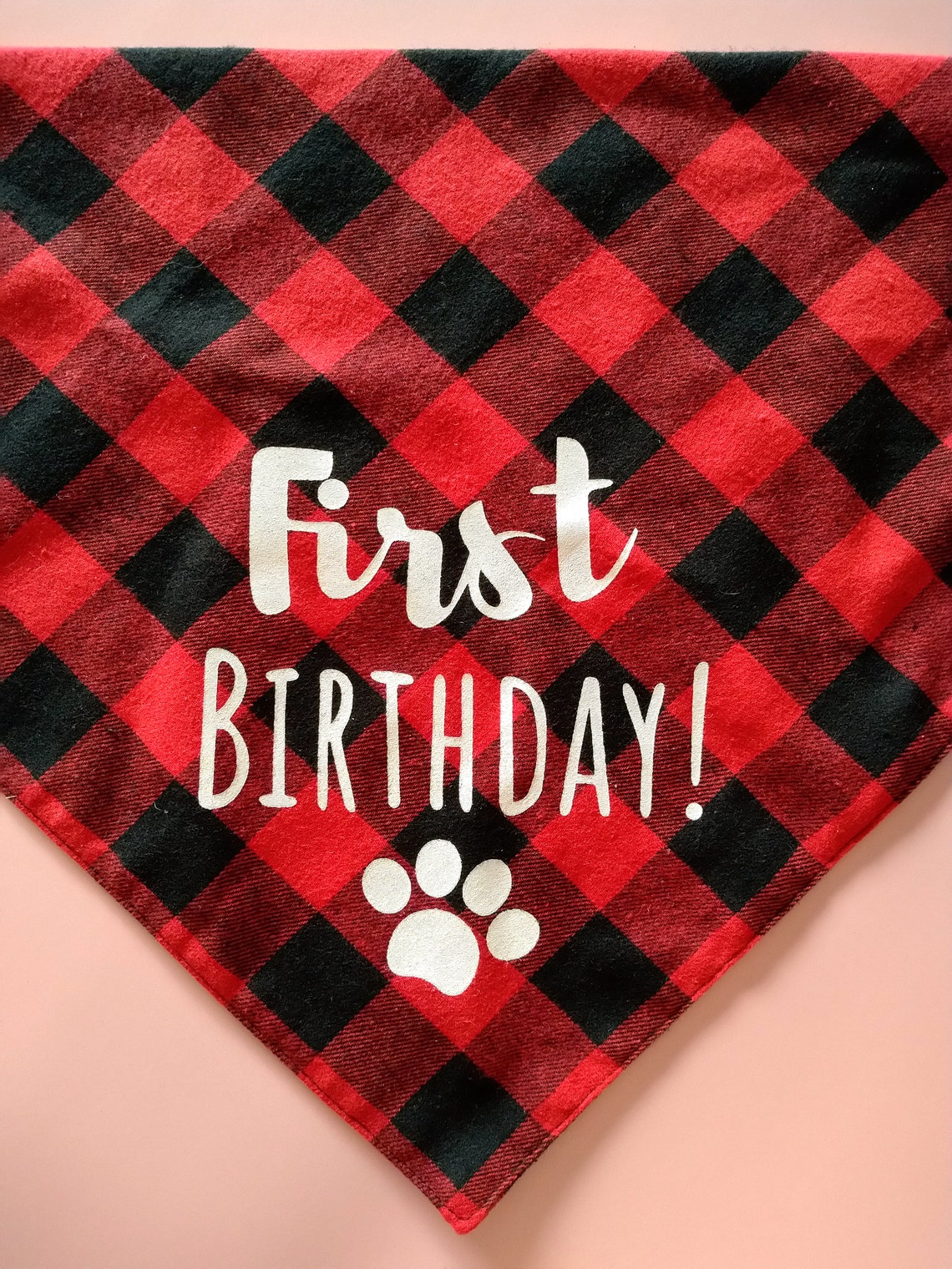 Dog 1ST Birthday Bandana First Birthday Party Puppy Bandana Etsy