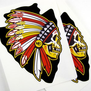 Kansas City Chief Vinyl Sticker