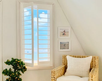 Dollhouse interior shutters
