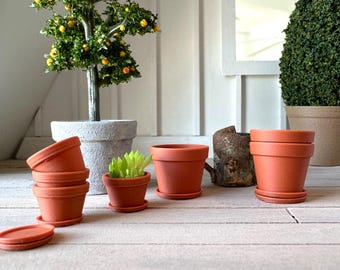 1:12 scale miniature "terra cotta" pot