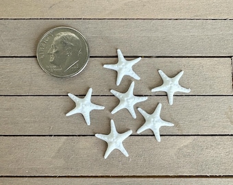 Miniature starfish, set of 6