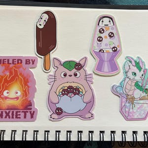 Stickerbundelverkoop! • ELKE 5 STICKERS • Met de hand getekende stickers • Vaatwasmachinebestendige stickers