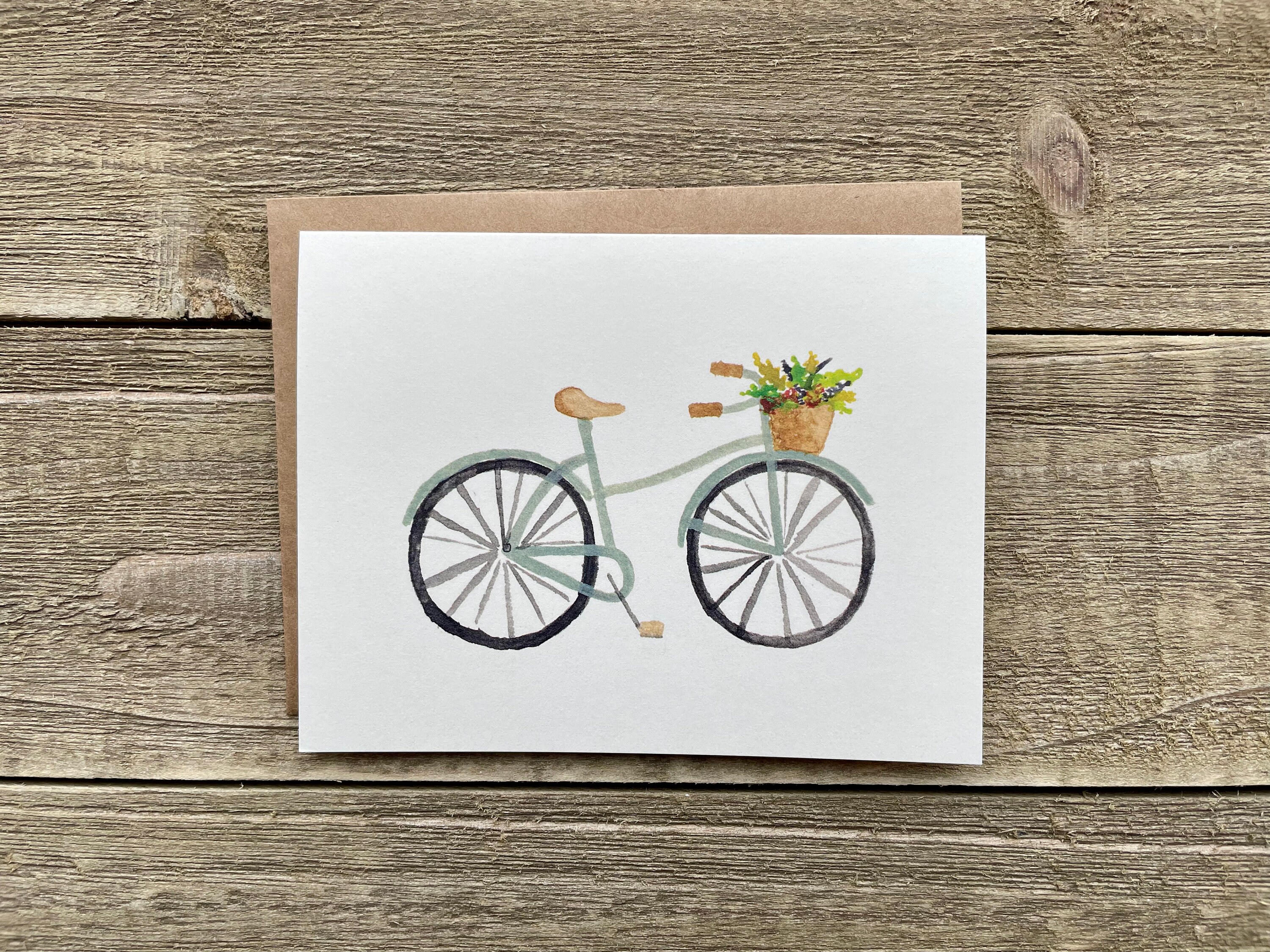 Watercolor Flower Notecards | Floral Stationery | Set of 4 | Watercolor ...