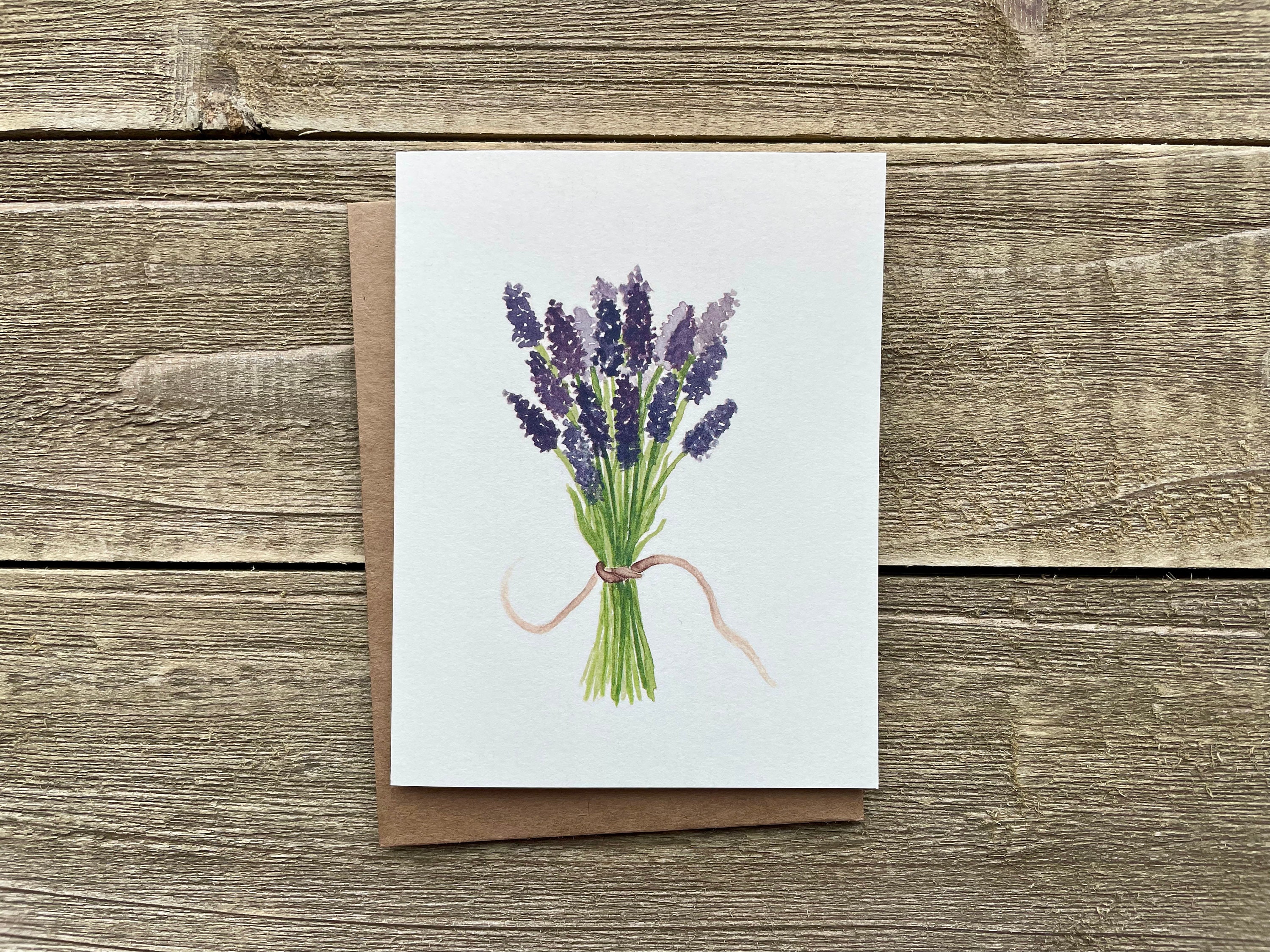 Watercolor Flower Notecards | Floral Stationery | Set of 4 | Watercolor ...
