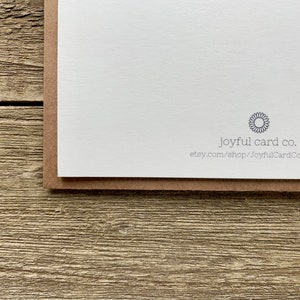 Cartes de notes de plantes d’aquarelle | Ensemble peint à la main de 4 | Impressions à l’aquarelle | Cartes de vœux vierges avec enveloppes | Papeterie plante image 7