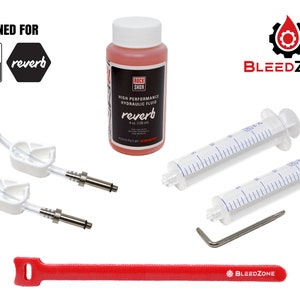Kit de purga para tijas telescópicas RockShox Reverb Stealth, Reverb 1x y X-Loc