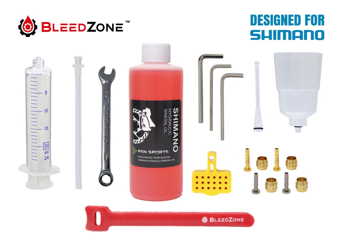Bleed Kit for SHIMANO Hydraulic MTB Brakes with Mineral Oil Etsy