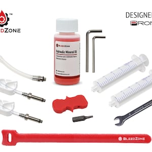 BleedZone Bleed Kit for Promax Hydraulic Disc Brakes with Mineral Oil