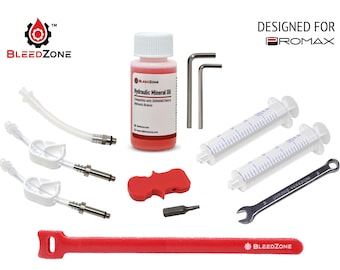 BleedZone Kit zur Belüftung von Promax Hydraulischen Scheibenbremsen mit Mineralöl