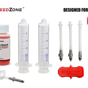 Bleed Kit for ZOOM Hydraulic Brakes with Mineral Oil
