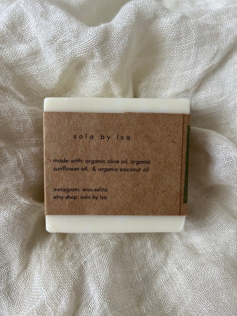 Puppy Dog Pet Soap for extra sensitive Skin Olive Oil Soap Body Bar 5oz. image 2