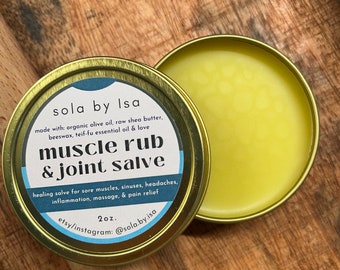 Muscle Rub / Joint, Sinuses, Inflammation Migraines, Headaches, Sore Muscles, Lymphatic Drainage, Massage, Icy Hot, Vicks Vapor Rub,